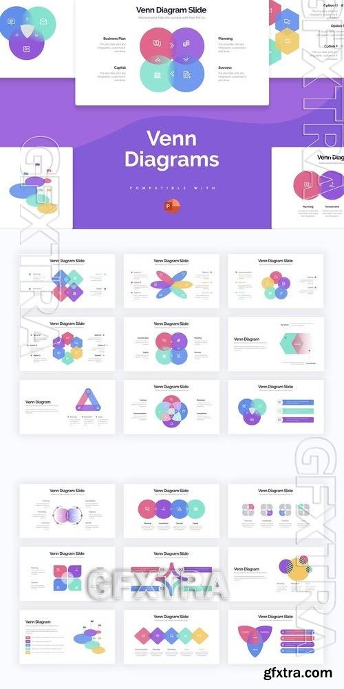 Business Venn Diagrams PowerPoint Infographics 3MEN6HH