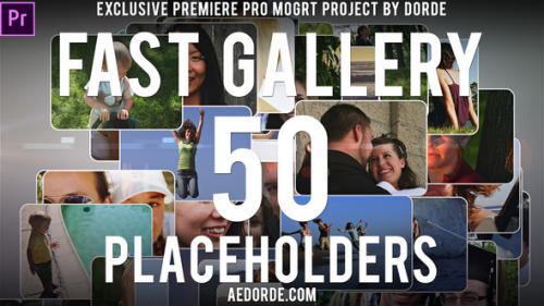 Videohive - Fast Gallery - Premiere Pro Mogrt Project - 37122828