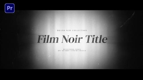 Videohive - Film Noir Title Credits - 39471813