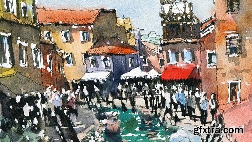 Urban Sketching in Burano: Watercolour Line and Wash