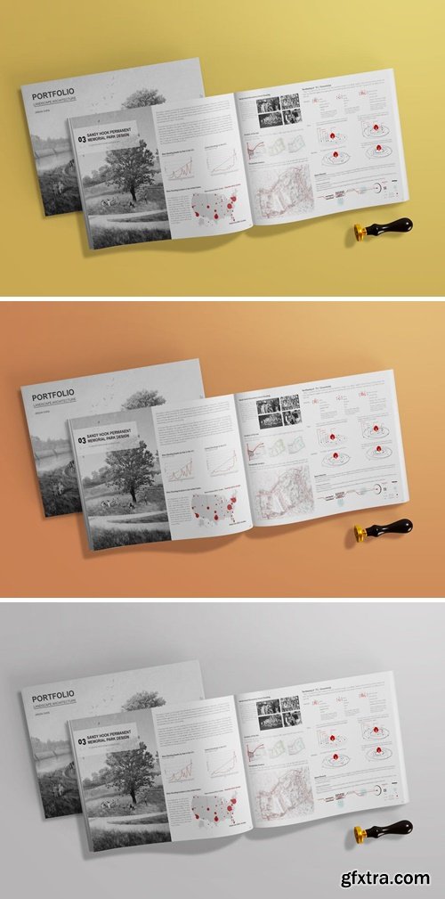 Landscape Brochure - Mockup 59HMZ3M