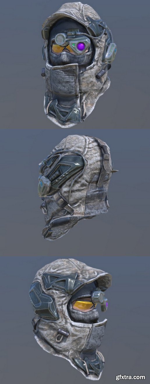 Snipers helmet 3D Model