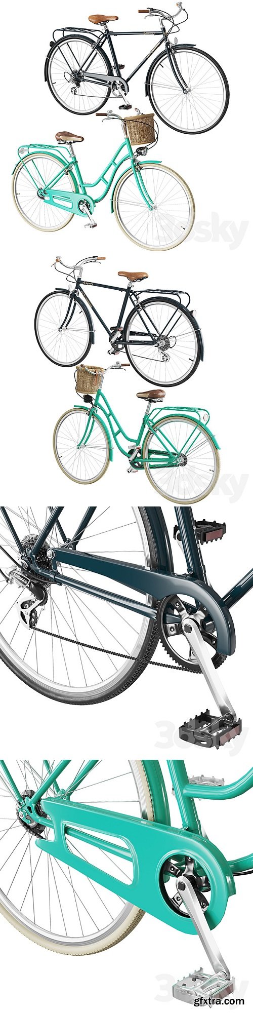 Retro bicycles