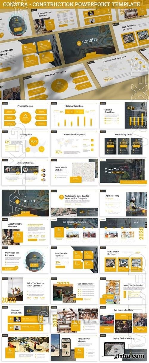 Constra - Construction Powerpoint Template AJUDFHC