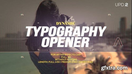 Videohive Dynamic Typography Opener 14417216