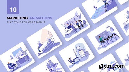 Videohive Business Marketing Animations - Flat Concept 39589432