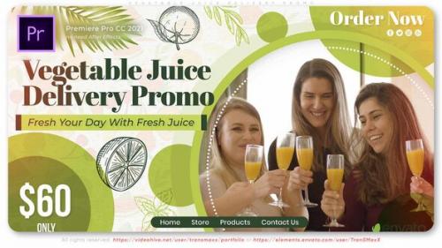 Videohive - Vegetable Juice Delivery Promo - 39586593