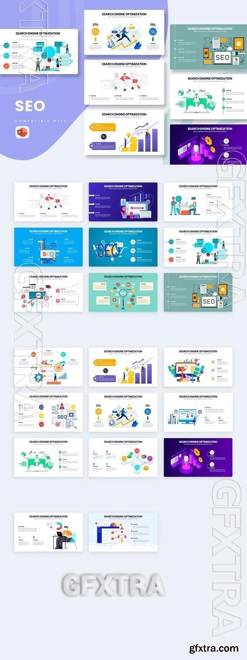 Marketing SEO PowerPoint Infographics XM2U3FJ