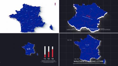 Videohive - France Map Promo Ver 0.2 - 39567035