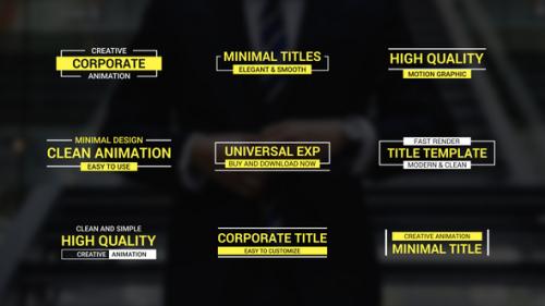 Videohive - Corporate Title Animation | Premiere Pro - 39507356