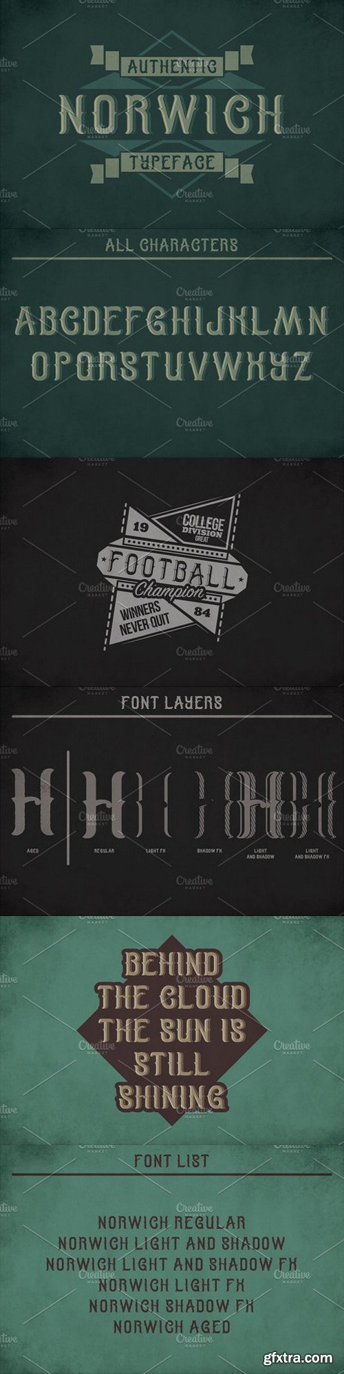 Norwich Label Typeface