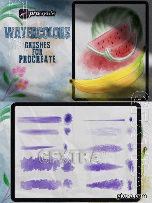 Dans Watercolor Brush Procreate H4D9MPH