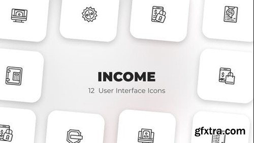Videohive Income - User Interface Icons 39588037