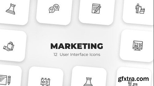 Videohive Marketing - User Interface Icons 39588243