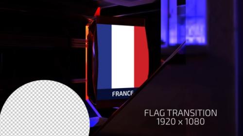 Videohive - France Flag Transition - 39565618