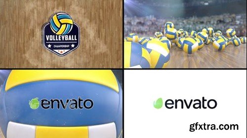 Videohive Volleyball Logo Reveal 3 39549455