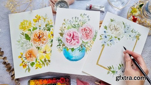 Demystifying English Roses: 10 Watercolor Floral Designs to Spark Your Creativity
