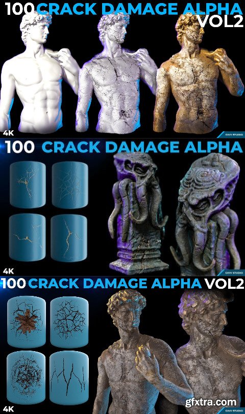 100 Crack Damage Alpha Vol 2