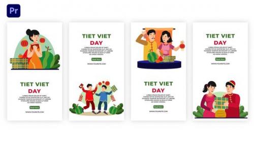 Videohive - People Celebrate Tet Viet Day Instagram Story Pack - 39471644