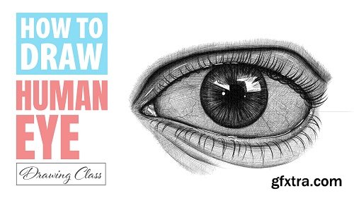 How To Draw Hyperrealistic Eye - step by step