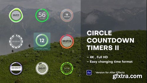 Videohive Circle Countdown Timers II 39520463