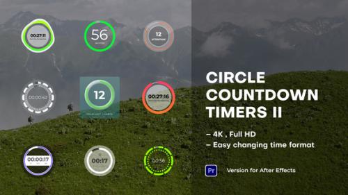 Videohive - Circle Countdown Timers II | Premiere Pro - 39543278