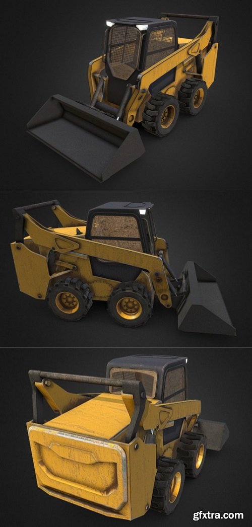 Bobcat s450 Skid Steer Loader 3D Model