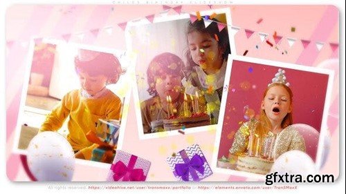 Videohive Child\'s Birthday Slideshow 39379181