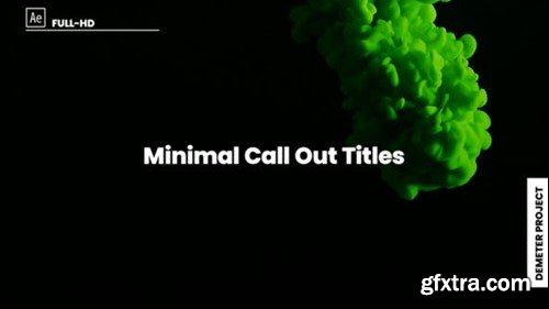 Videohive Minimal Call Out Titles 39659788