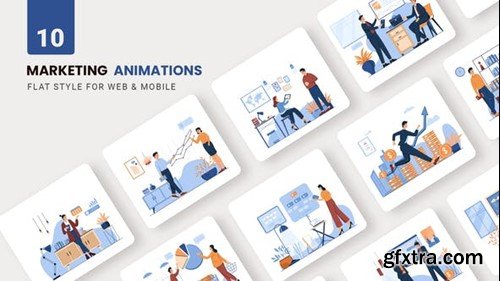 Videohive Business Marketing Animations - Flat Concept 39671942