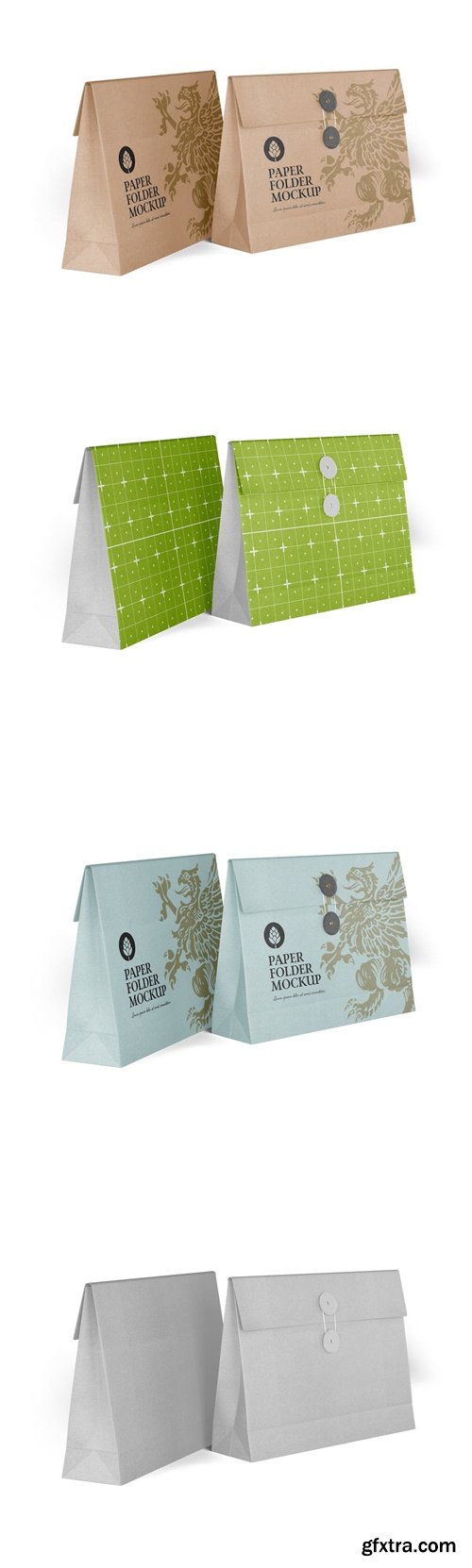 Paper Bag Folder with Bow mockup 7QX5QQQ