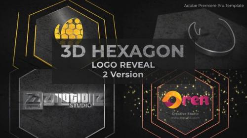 Videohive - 3D Hexagon Logo Reveal | Premiere Pro - 39526599