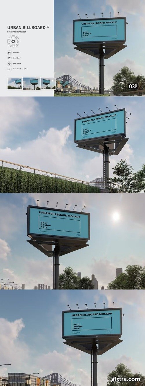 Urban Billboard Vol.01 - Mockup Template VR