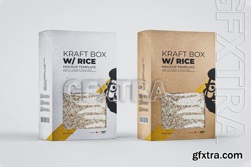 Rice Box Packaging Mockup 9TK8DCV