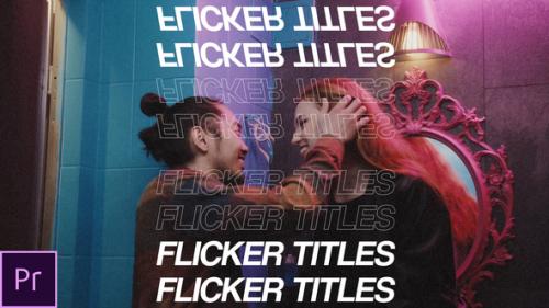 Videohive - Flicker - Kinetic Titles - 39682317