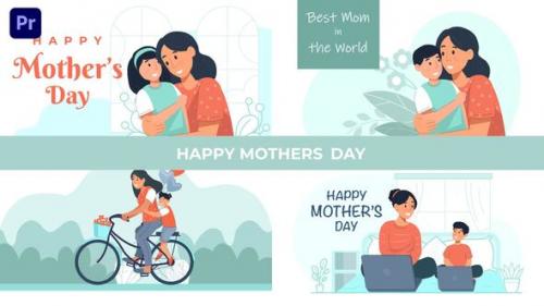 Videohive - Happy Mothers Day Character Animation Scene - 39723450