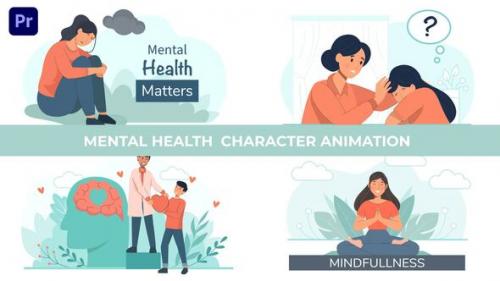 Videohive - Mental Health Matters Character Animation Scene - 39725072
