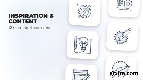 Videohive Inspiration & Content- user interface icons 39696251
