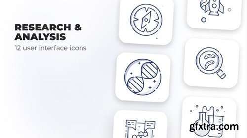 Videohive Research & Analysis- user interface icons 39697402