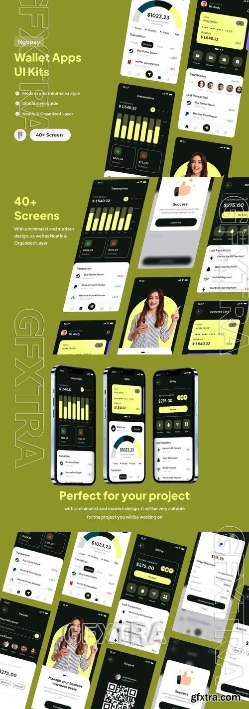Ngopay - Wallet Apps UI Kits