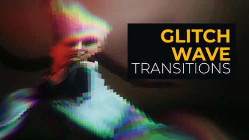 Videohive - Glitch Wave Transitions - 39784282