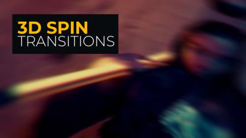 Videohive - 3D Spin Transitions - 39784992
