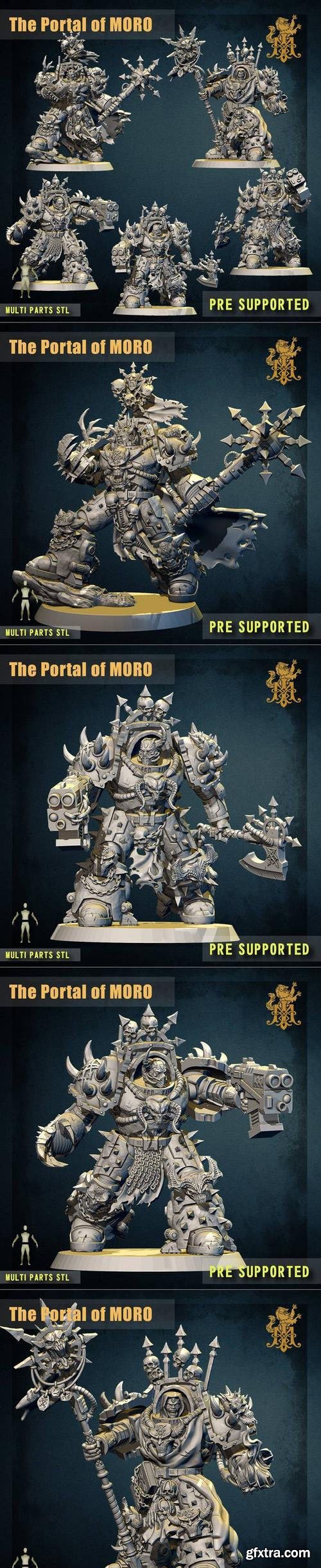 Chaos Space Marines - Portal of Moro - Chaos Lord – 3D Print