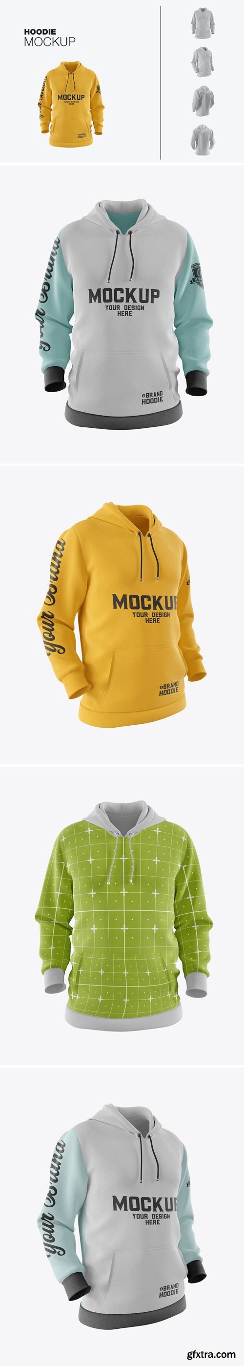 Classic Sweatshirt Hoodie Mockup 4DU7NSW