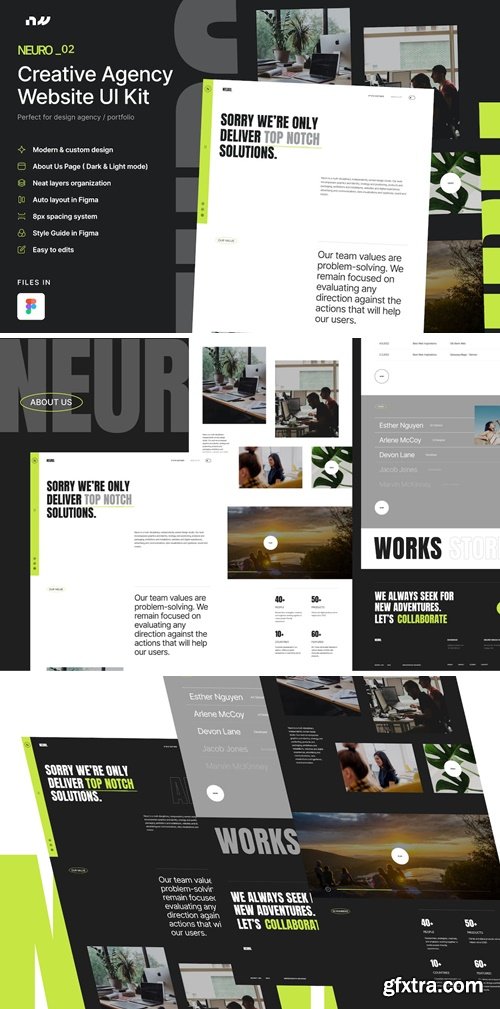 NEURO_02 - Creative Agency UI Kit - About Us R4JAZ4C
