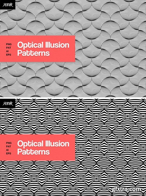 Optical Illusion Patterns WCHKUUW
