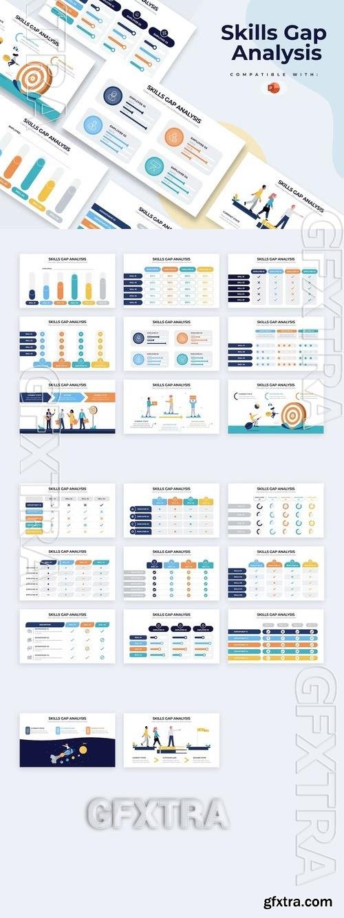 Skills Gap Analysis PowerPoint Infographics 2WDB62K