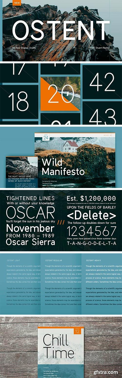 Ostent Font Family