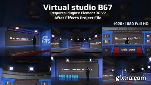 Videohive Virtual studio B67 28010142