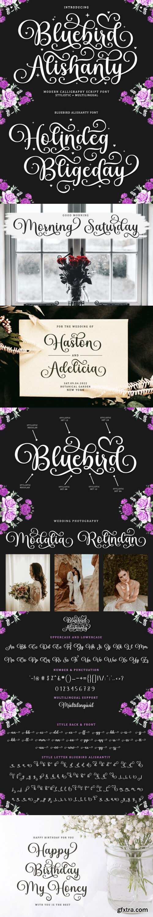 Bluebird Alishanty Font